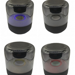 New Colorful LED Atmosphere Light Bluetooth Desktop Mini Speaker
