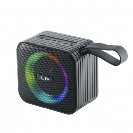 Cross border outdoor mini Bluetooth speaker card insertion and colorful LED